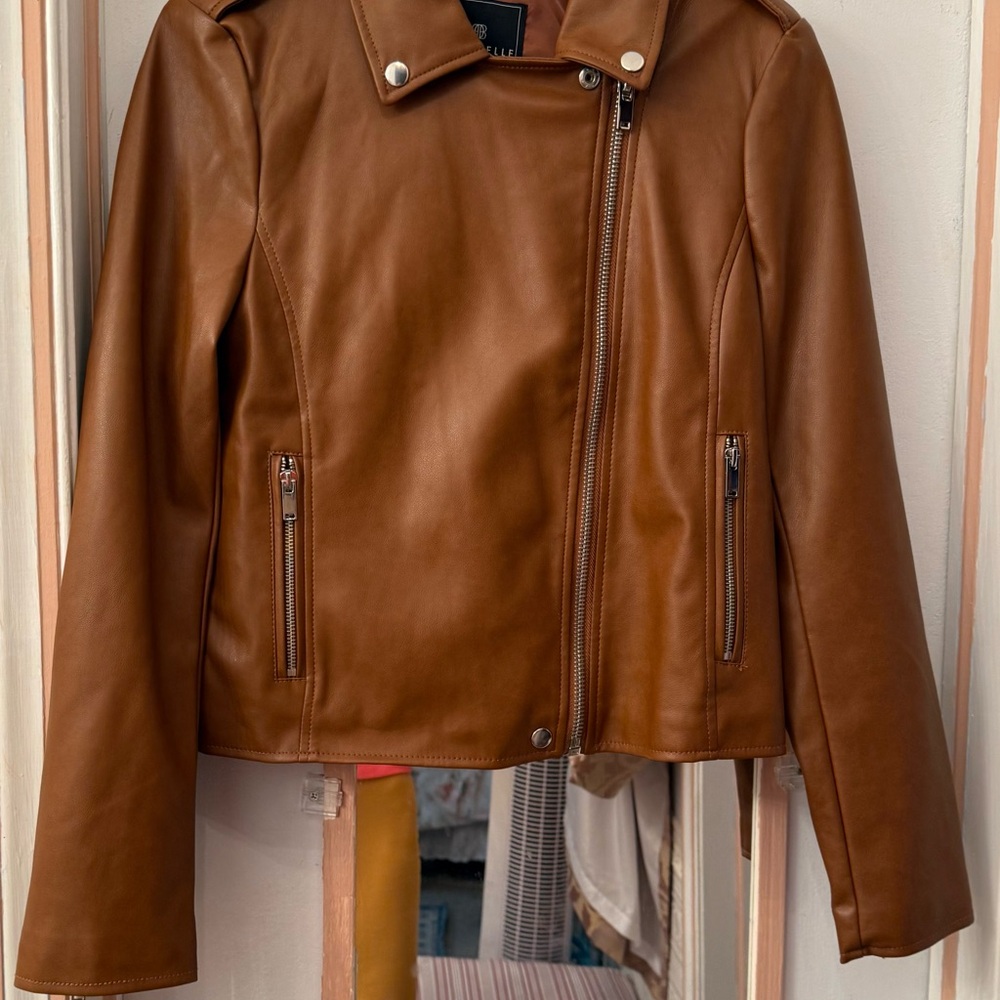 Bagatelle Tan Leather Jacket